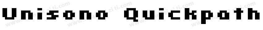 Unisono Quickpath字体转换